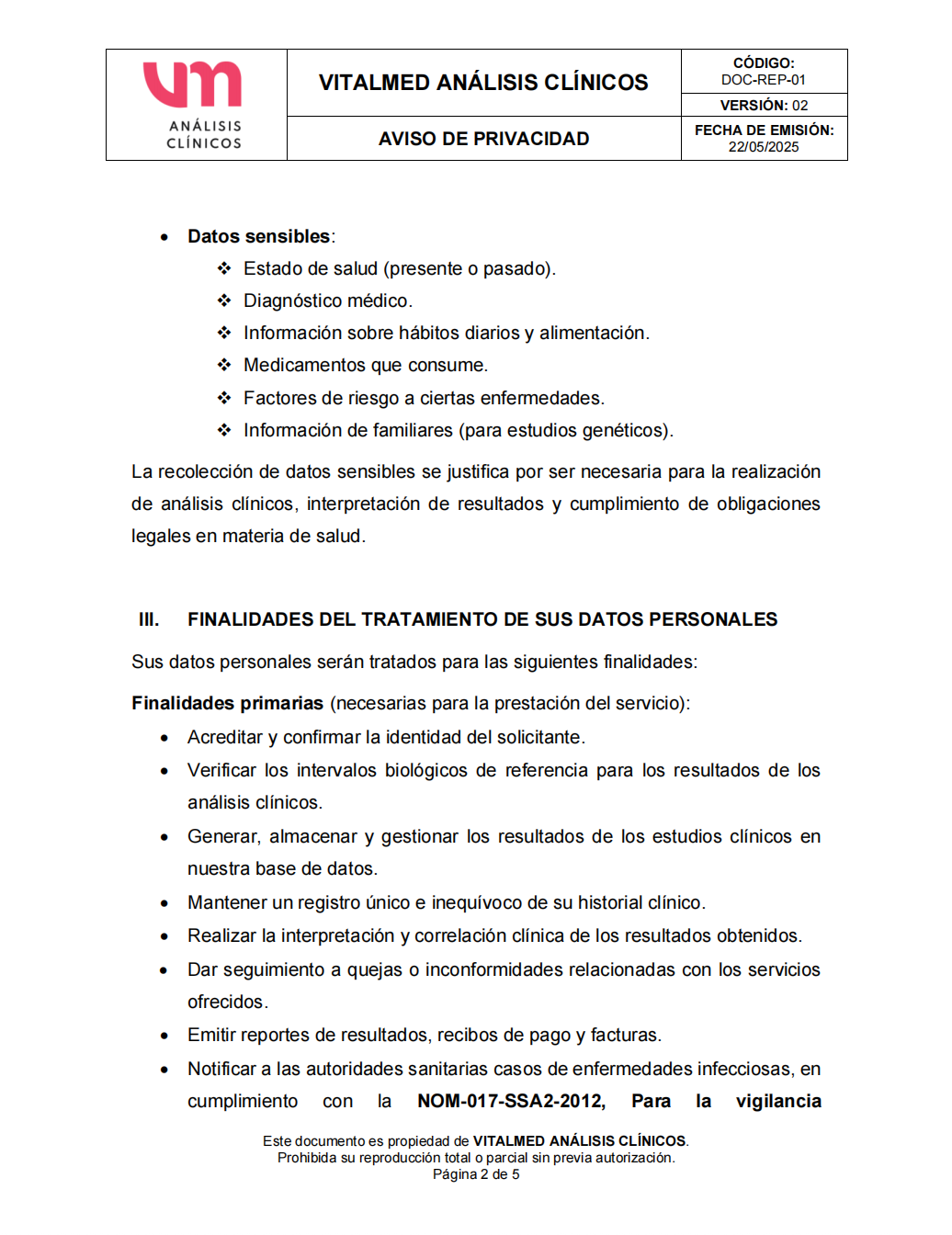 Aviso Privacidad
