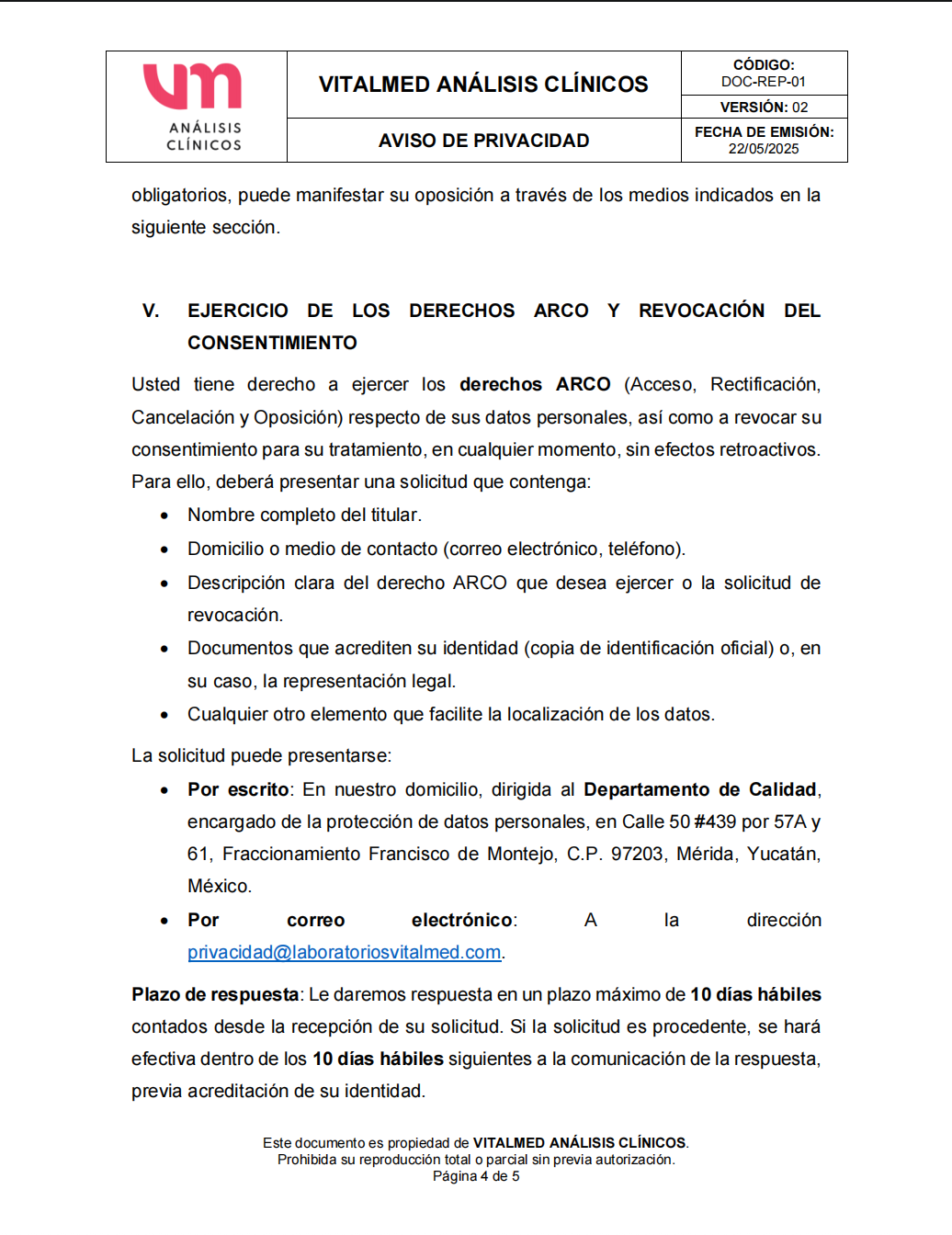 Aviso Privacidad