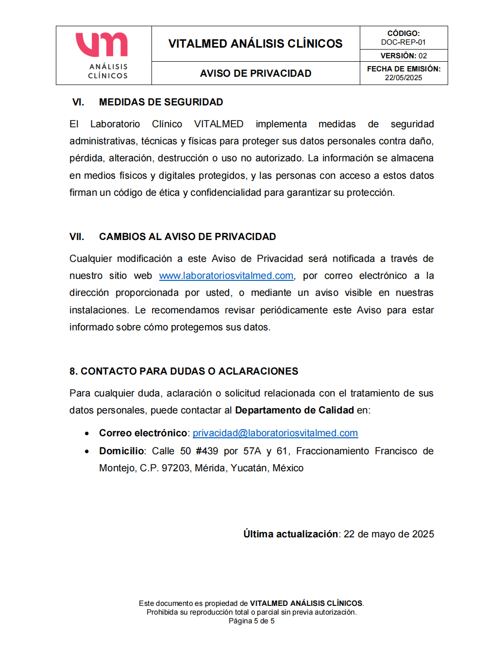 Aviso Privacidad
